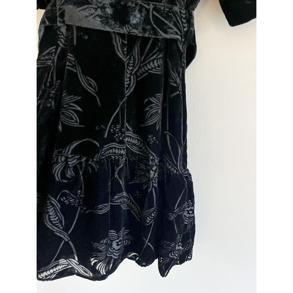 Ted Baker | NWT Tilliiy Belted Velvet Dress | Fit and Flare Mini | Black | Sz L - Picture 13 of 16